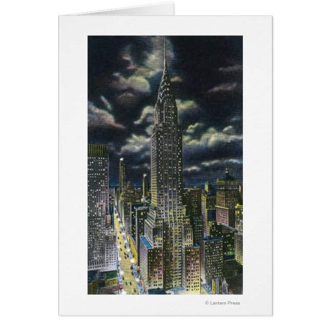 NYC, New YorkChrysler Building at Night # 1 (Front)