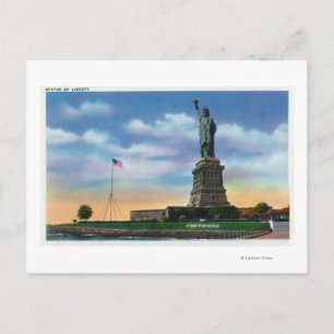 NYC, New YorkView of the Statue of Liberty Postcard