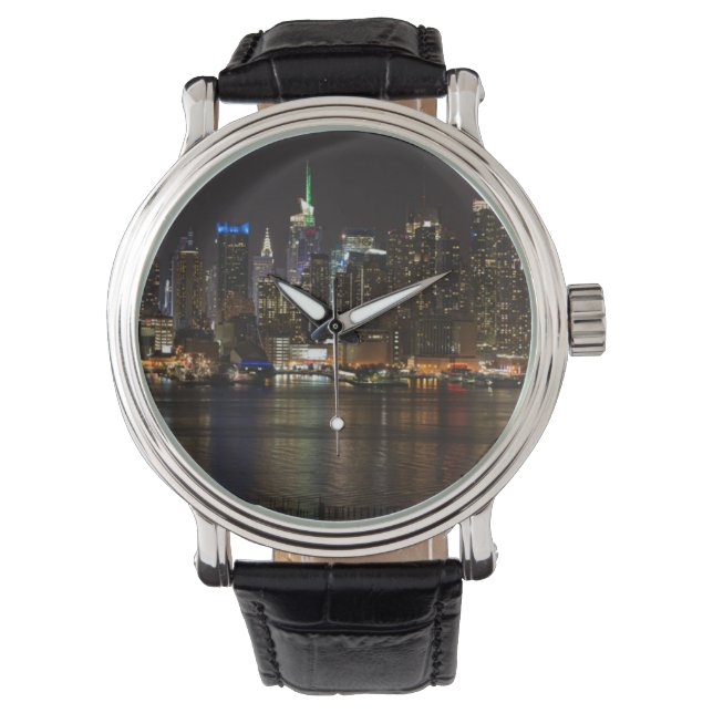 NYC Night Skyline Watch (Front)