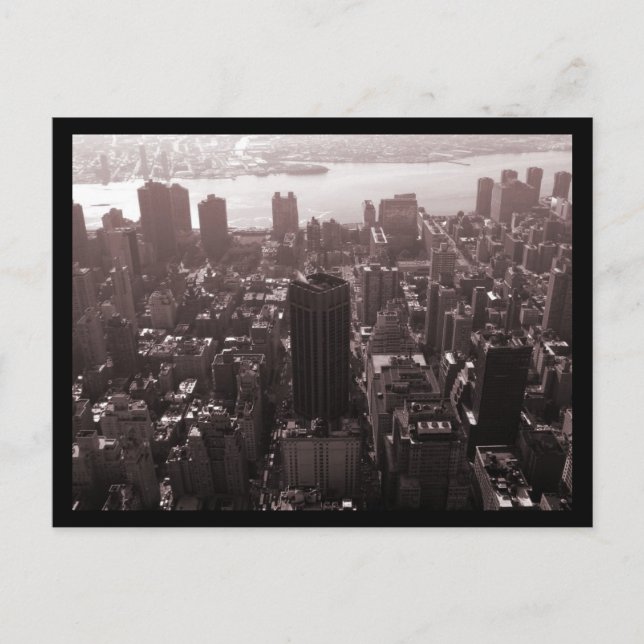 NYC Norman Thomas High School Aerial Postcard (Front)