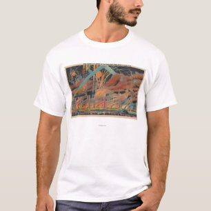 NYC, NY - Fireworks at Lagoon of Nations Worlds T-Shirt