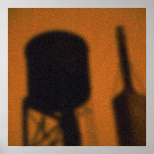 NYC, NY: Water Tower on 86th in Yellow Poster