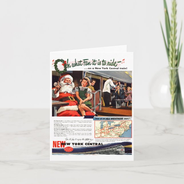 NYC,Oh What Fun it Is Holiday Card (Front)