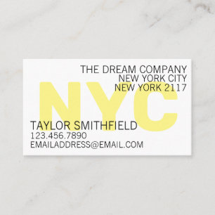 NYC Overlay Business Card