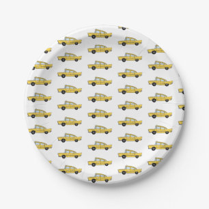 NYC Party Taxi Please Paper Party Plates