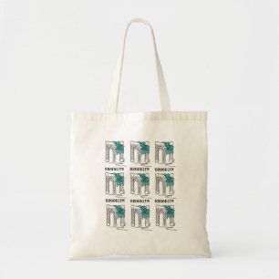 NYC Pen-and-Ink Brooklyn Bridge New York City Tote Bag
