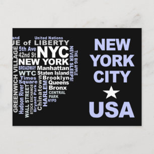 NYC postcard - customisable