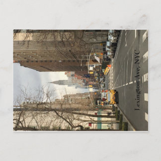 NYC postcard Lexington and Chrysler