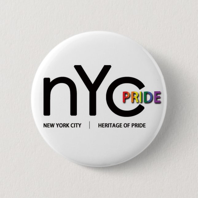 NYC Pride Official Button (Front)