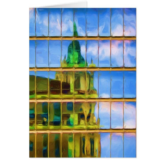 NYC Reflections Painting (Front)