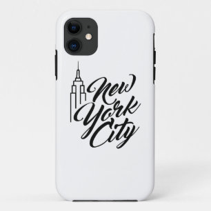 NYC Script Text iPhone 11 Case