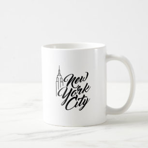 NYC Script Text Coffee Mug