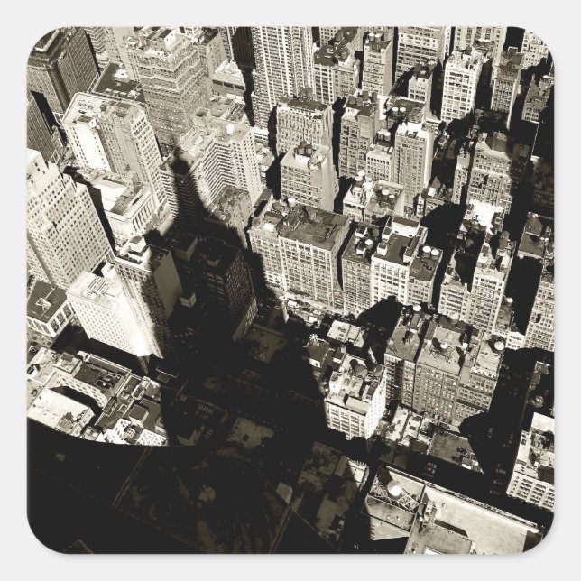 NYC Shadow Square Sticker (Front)