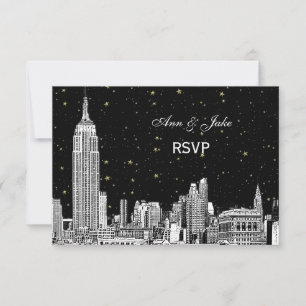 NYC Skyline 01 Etchd Starry DIY BG Colour RSVP #2