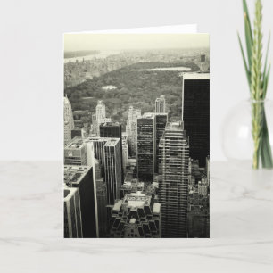 NYC Skyline and Central Park Card