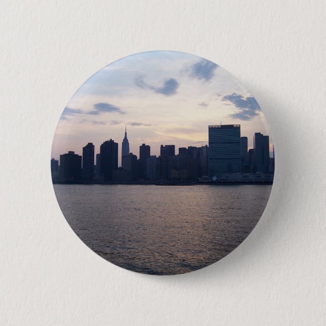 NYC Skyline - Button (Front)