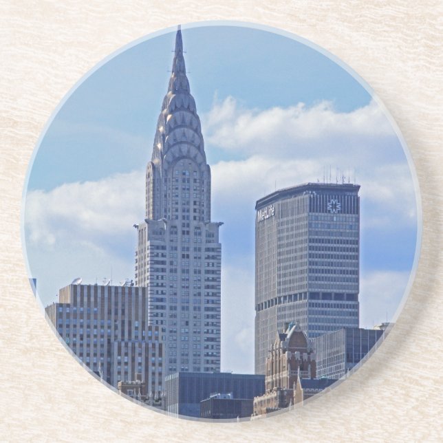 NYC Skyline Chrysler Building B1 Coaster (Front)