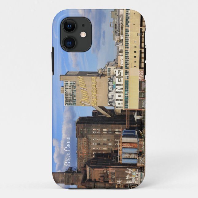 NYC Skyline Domino Sugar Factory, Graffiti Case-Mate iPhone Case (Back)