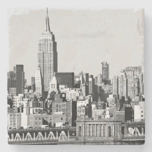 NYC Skyline II Stone Coaster