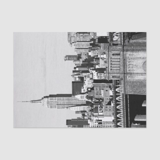 NYC Skyline II Tissue Paper (Front)