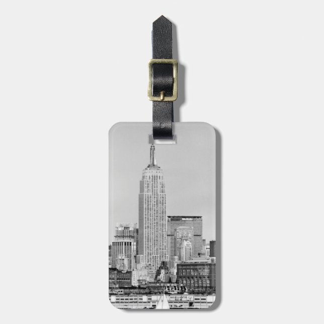 NYC Skyline IV Luggage Tag (Front Vertical)