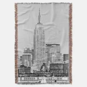 NYC Skyline IV Throw Blanket