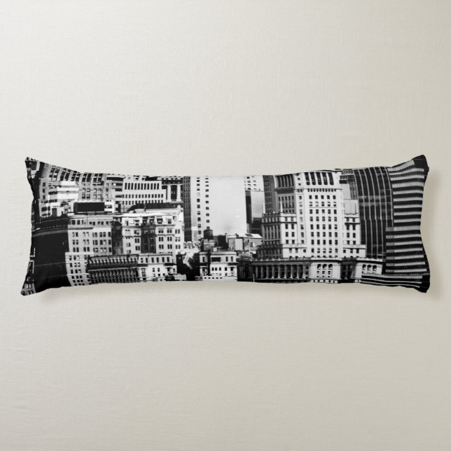 NYC Skyline IX Body Cushion (Front)