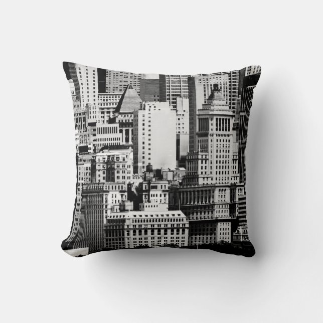 NYC Skyline IX Cushion (Front)