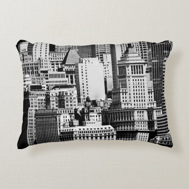 NYC Skyline IX Decorative Cushion (Front)