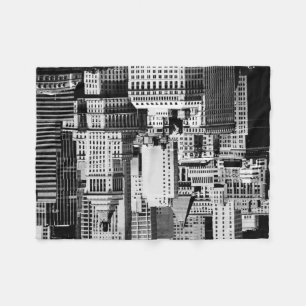 NYC Skyline IX Fleece Blanket