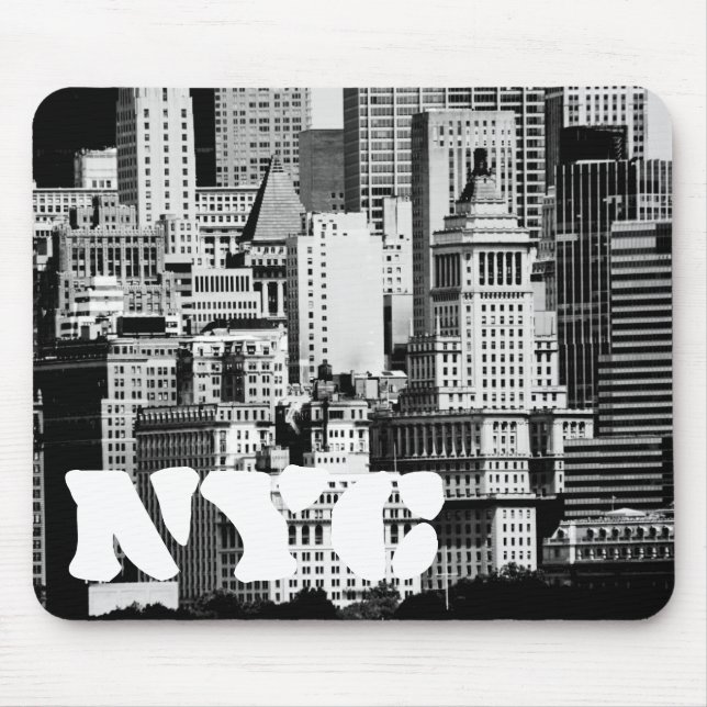 NYC Skyline IX Mouse Mat (Front)