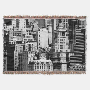 NYC Skyline IX Throw Blanket