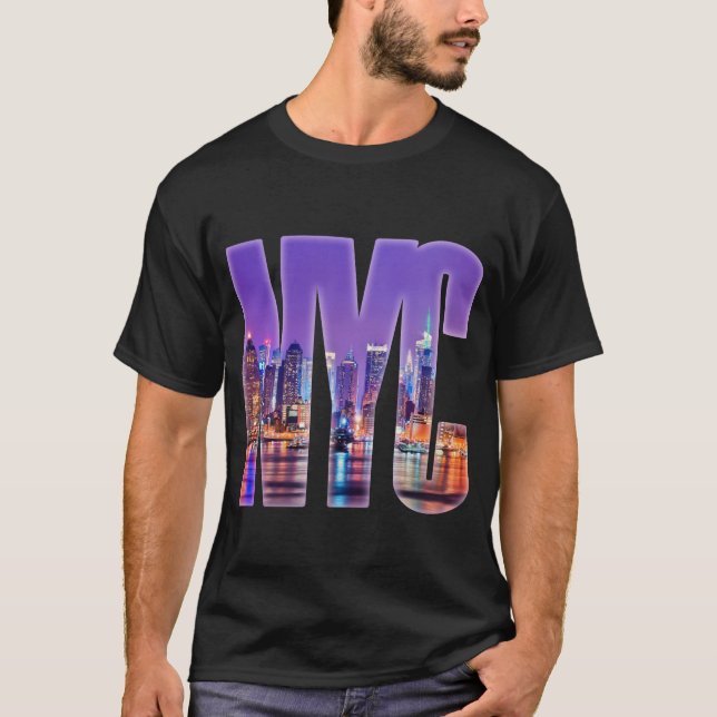 NYC Skyline (Light) T-Shirt (Front)