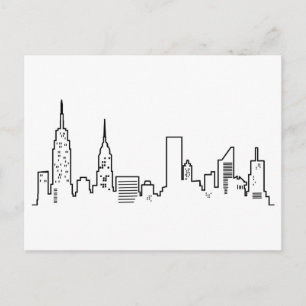 NYC Skyline Postcard