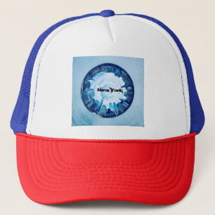 NYC Skyline Trucker Hat – Round City Planet 