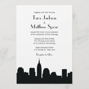 NYC Skyline Wedding Invitation
