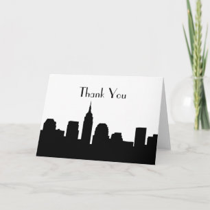 NYC Skyline Wedding Thank You Cards