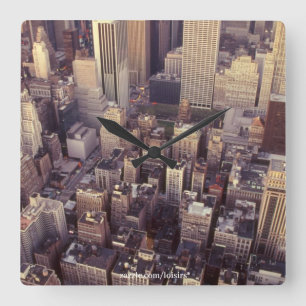 NYC SQUARE WALL CLOCK