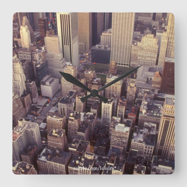 NYC SQUARE WALL CLOCK (Front)