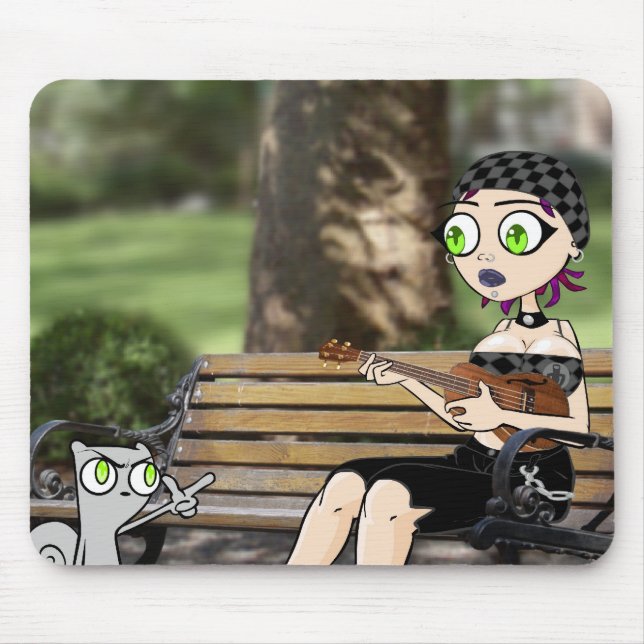 NYC Squirrel Songs Mousepad (Front)