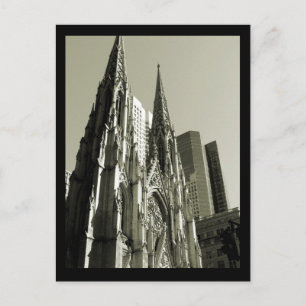 NYC St. Patrick's Cathedral Postcard