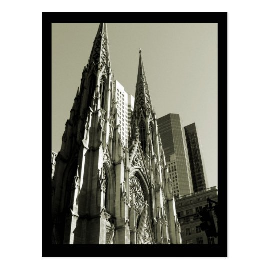 NYC St. Patrick's Cathedral Postcard