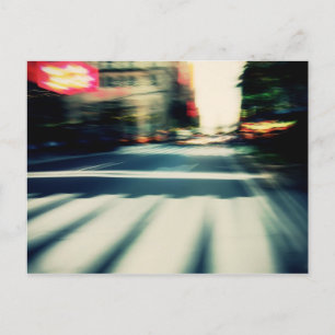 NYC Street Blur Postcard