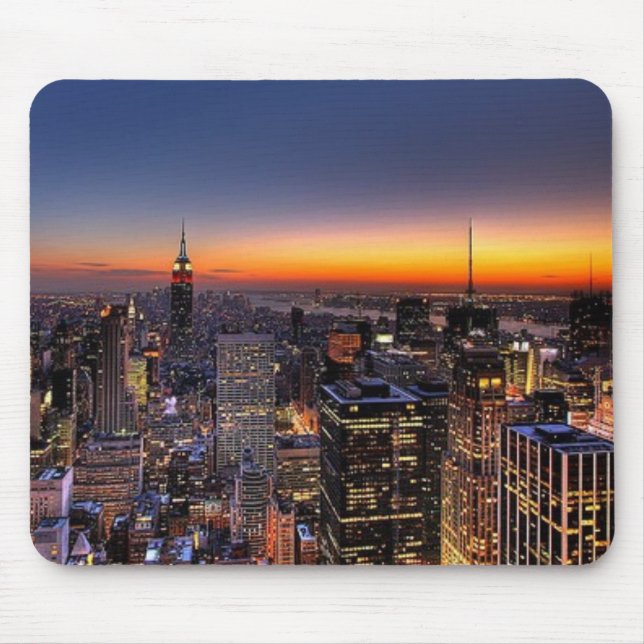 NYC sunset Mousepad (Front)