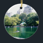 NYC Tavern on the Green Ceramic Tree Decoration<br><div class="desc">Restored Central Park restaurant icon for American fare in an elegant setting with courtyard & garden seating.</div>