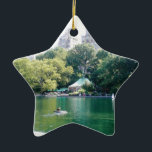 NYC Tavern on the Green Ceramic Tree Decoration<br><div class="desc">Restored Central Park restaurant icon for American fare in an elegant setting with courtyard & garden seating.</div>