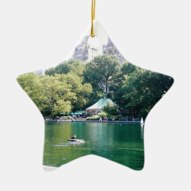 NYC Tavern on the Green Ceramic Tree Decoration (Front)