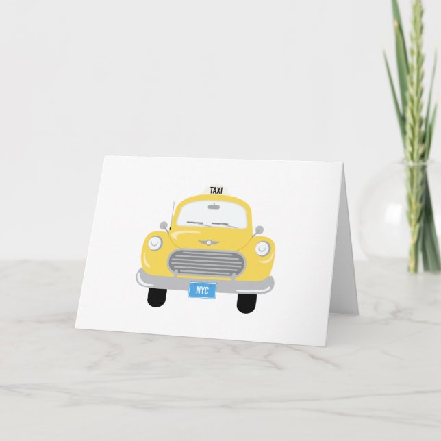 NYC Taxi Card (Front)