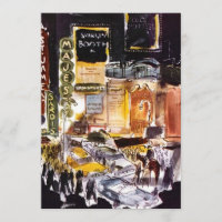 NYC Theatre District Themed Invitations ~ Sweet 16