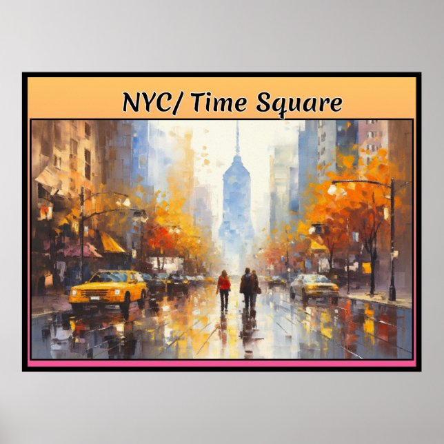 NYC/Time Square Poster (Front)
